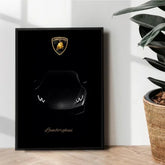Lamborghini Huracan devil poster illustration design - wall art